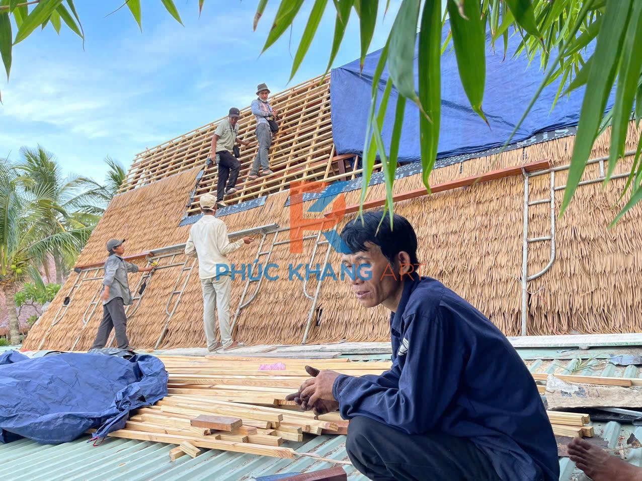 Dự Án Cải Tạo Mái Lá Homestay tại Hòa Bình 2025