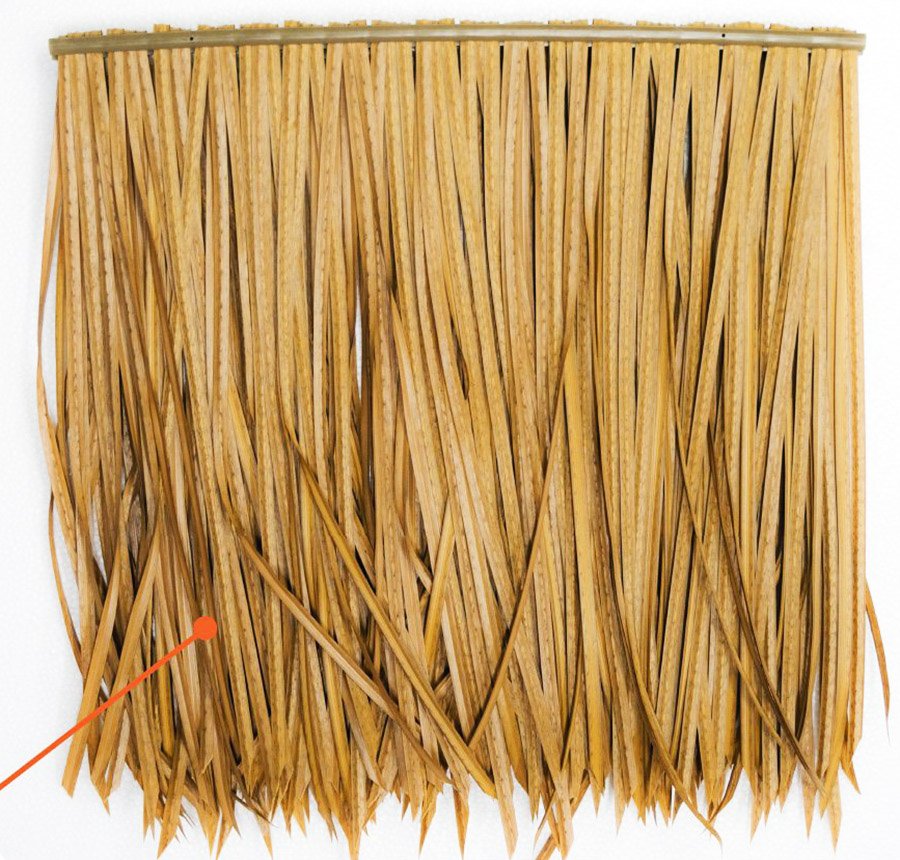 Tranh nhân tạo màu vàng nẹp đúc uốn dẻo mẫu PK 02 - 2024