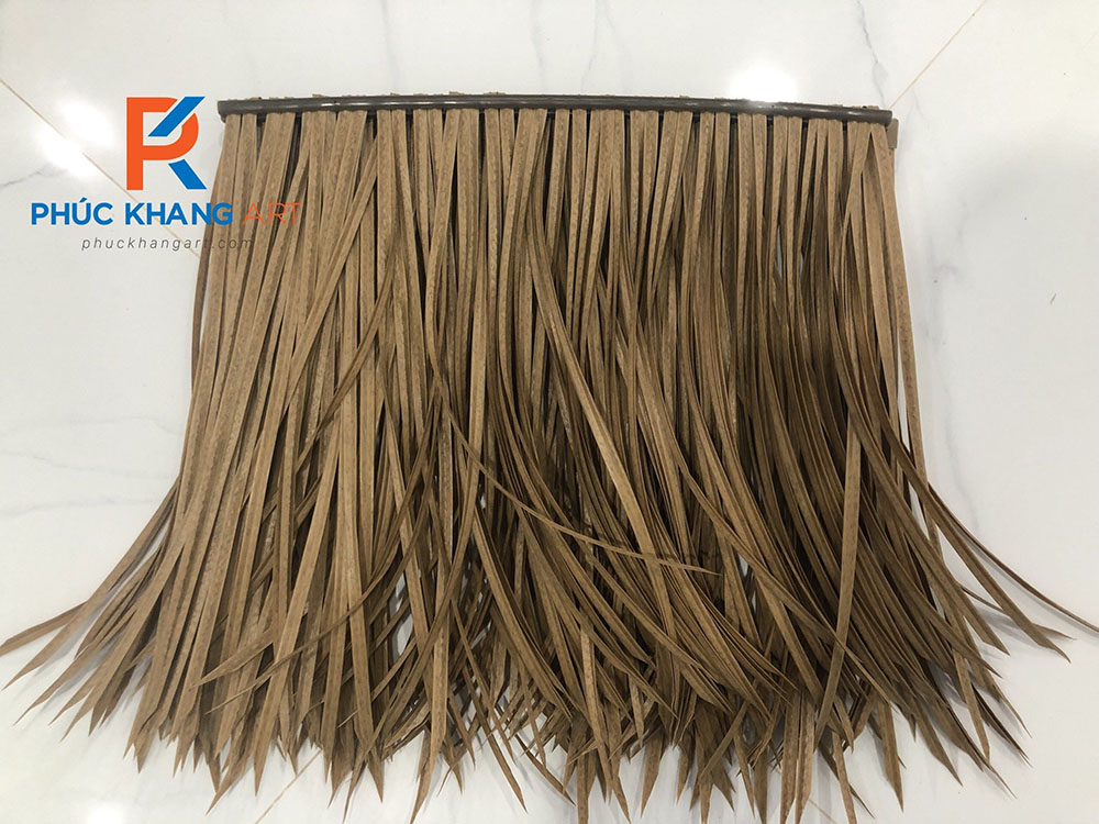 Rơm nhân tạo để làm nhà mái lá thanh luồn cao cấp PK22m7 mới 2025