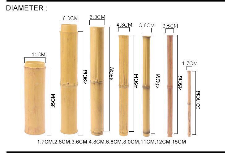 Bảng báo giá chi tiết ống tre nhân tạo cập nhật mới nhất