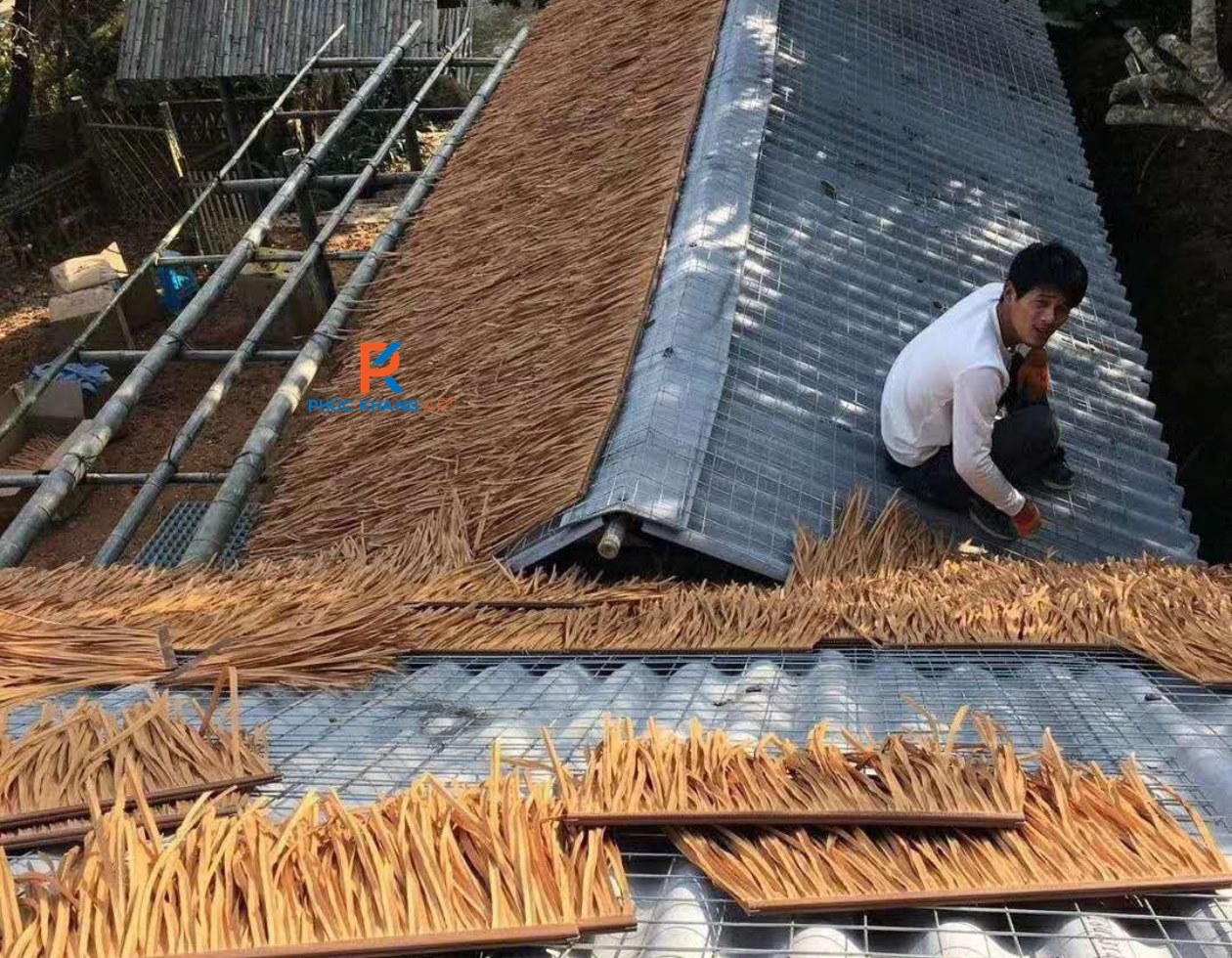 PK Art Thiết Kế Thi Công Dựng Chòi Mái Lá Với Chi Phí Tốt Nhất
