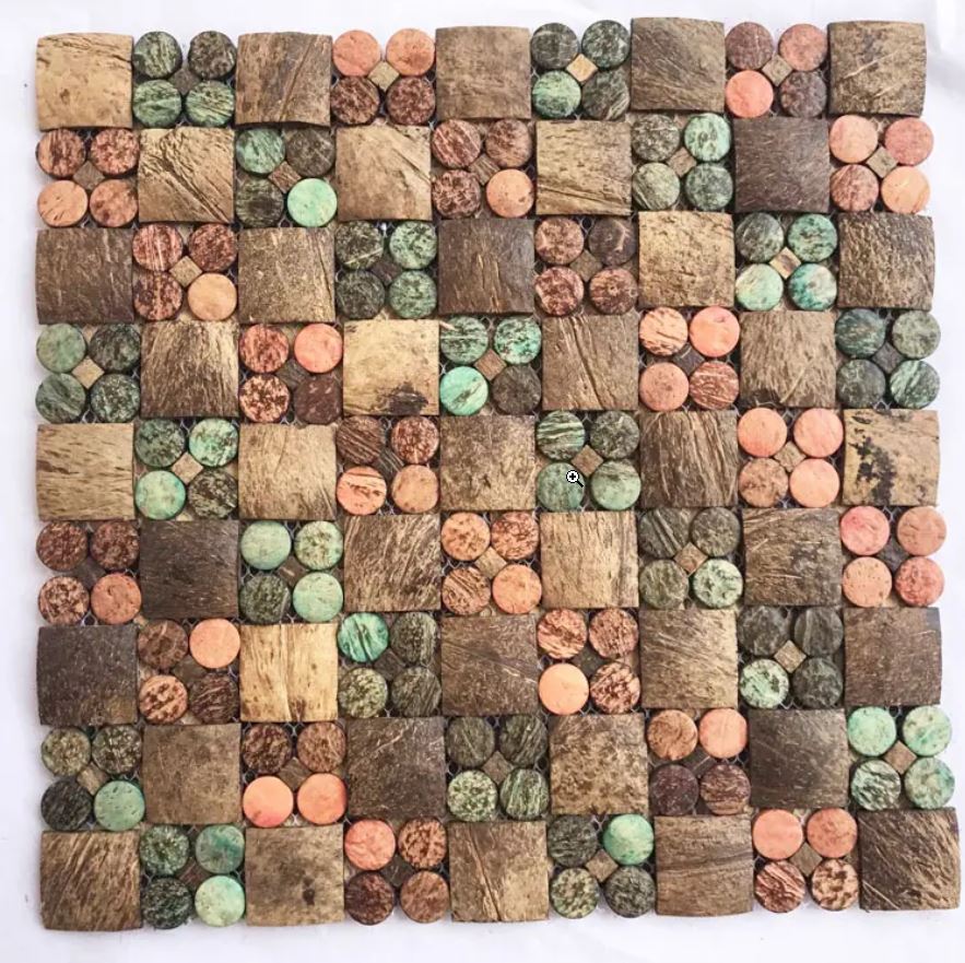 Gạch Gáo Dừa Trang Trí Mosaic